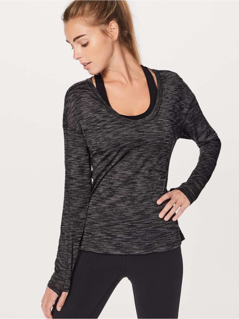 LULULEMON Meant To Move Long Sleeve
*Heathered Black*
